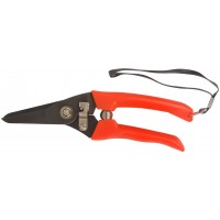 Секатор садовый, режущие кромки внахлест, пластиковые ручки 175 мм (76262)