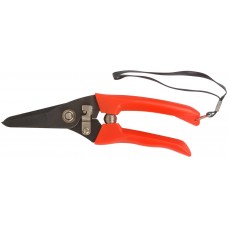 Секатор садовый, режущие кромки внахлест, пластиковые ручки 175 мм (76262)