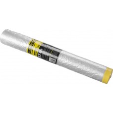 Пленка защитная-маскер 2.7 х 15 м, 9 мкм ПВД, с клейкой лентой STAYER 12255-270-15