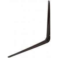 Уголок-кронштейн коричневый 350х400 мм (1,0 мм) (66083)