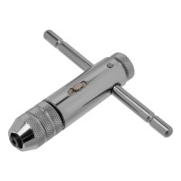 Вороток для метчиков М3-М8, хромированный, с трещоткой Matrix