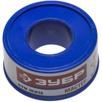 ФУМ лента 0.1 мм?19 мм?15 м 0.25 г/см? ЗУБР 12373-19-025