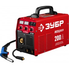 Сварочный полуавтомат инверторный MIG-MAG / ММА, 200 А RED MACHINE ЗУБР ПС-200