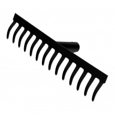 Грабли стальные, 360 мм, 14 прямых зубьев, без черенка, Сибртех (61747)