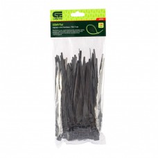 Хомуты, 150 х 7 мм, пластиковые, черные, 100 шт Сибртех (45552)