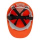 Каска защитная из ударопрочной пластмассы, оранжевая Сибртех (89113)