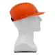 Каскетка защитная Стиль, пластиковая, оранжевая Сибртех (89169)