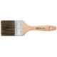 Кисть флейцевая, ширина 70 мм, толщина 18 мм, 50% ПБT/50% чер. натур. щетина, нержавеющий обжим. (30-0055д)