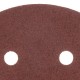 Круг абразивный на ворсовой подложке под липучку, перфорированный, P 40, 150 мм, 5 шт Matrix (73836)