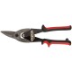 Ножницы по металлу Оптима, усиленные, прорезиненные ручки, левые 250 мм (41457)