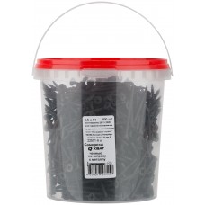 Саморезы черные по гипроку к металлу 3,5 х 51 (фасовка Ведро 500 шт) (22551-6В)