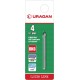 Сверло по стеклу и кафелю 2х кромка цилиндр хвостовик URAGAN 4 мм 29830-04  