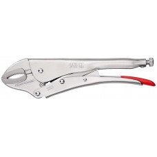 Зажим ручной с фиксацией, круг 65 мм, квадрат 30 мм, под ключ 34 мм, длина 300 мм (KN-4104300)