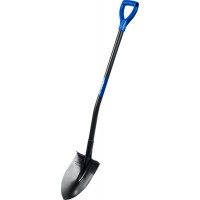 Штыковая лопата тип ЛСГ 275х205х1200мм полотно рессорная сталь 1.6мм закалено стальной изог.черенок с ручкой ПРОФЕССИОНАЛ ЗУБР ПРОФИ-7 39557