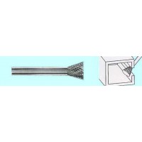 Борфреза тв.спл. с обратным конусом d12х13х6х65 18° Х-образн.насечка (N12 13Х06) 