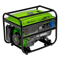 Генератор бензиновый БС-8000, 6,6 кВт, 230В, четырехтактный, 25 л, ручной стартер Сибртех (94547)