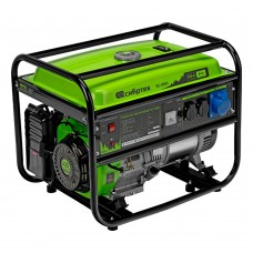 Генератор бензиновый БС-8000, 6,6 кВт, 230В, четырехтактный, 25 л, ручной стартер Сибртех (94547)