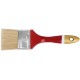 Кисть флейцевая Классик, натуральная светлая щетина, деревянная ручка 2,5 (63 мм) (01096)