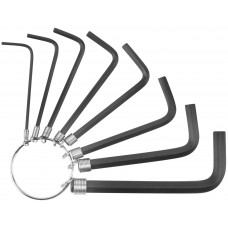 Ключи шестигранные HEX на кольце 8 шт.( 1,5-6 мм )