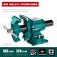 Тиски слесарные 125 мм чугунные 3D Multi-Purpose KRAFTOOL 32706-125