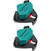 Пружинный угловой зажим CCS, два диапазона зажима 10–22/22–40 мм, 2 шт KRAFTOOL 32205