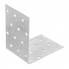 Крепежный уголок равносторонний 2 мм, KUR 80 х 80 х 60 мм Сибртех (46425)