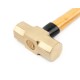 Кувалда 4,5 кг AlCu рукоятка дерево гикори искробезопасная 191G-1026, HORTZ