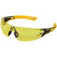 Очки защитные открытые, поликарбонатные, желтая линза, 2х комп.дужки Denzel (89192)