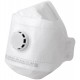 Полумаска фильтрующая, FFP3, складная (трехпанельная), 4-х слойная, с клапаном, Профи (12299)