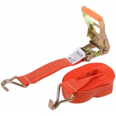 Ремень для крепления груза, храповый механизм 196 мм, лента 50 мм x 8 м, 2000 / 4000 кг (64921)