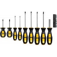 Отвертка-битодержатель с насадками 19 предм. Hercules-19 STAYER 2513-H19