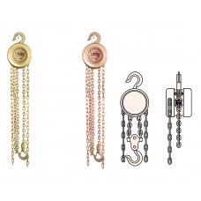 Таль ручная с цепью (5т) искробезопасная, сплав BeCu 308-1010, HORTZ