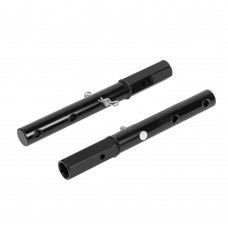 Удлинители осей шест. 23 мм / круг 30 мм, длина 290 мм, комплект 2 шт Denzel (59909)