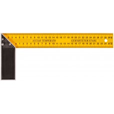 Угольник столярный, двусторонняя шкала 300 мм (19373М)