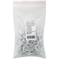 Заклепки вытяжные комбинированные, алюминий-сталь 4,0 х 16 100шт Фасовка (23646-0)