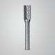 Борфреза твердосплавная 10?20 мм тип А цилиндр с гладким торцом хв-к 6 мм Профессионал ЗУБР 28800-10-20