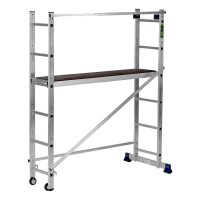 Алюминиевая лестница помост 3 В 1 (арт. в серт.: 1415206) (97970)