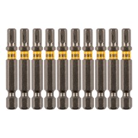 Бита HEX 5х50, сталь S2, шестигранный профиль, 10 шт. Е 6,3 Denzel (11663)