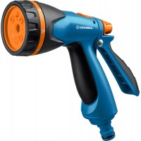 Поливочный пистолет B-8, 8 режимов, курок сзади, двухкомпонентный, PROLine GRINDA 429110