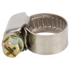 Хомут обжимной (нержавеющая сталь со сваркой) 9-14 мм (64272)