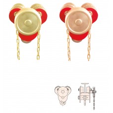 Каретка для тали с тяговой цепью (3т) искробезопасная, сплав AlCu 307B-1008, HORTZ