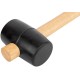 Киянка резиновая, деревянная ручка 45 мм ( 230 гр )