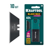 Трапециевидные лезвия BlackMax-A24, 10 шт KRAFTOOL 09624-S10
