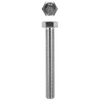 Болт 8х16 мм DIN 933, кл. пр. 8.8, цинк, 200 шт KRAFTOOL 303074-08-016