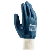 Перчатки трикотажные с обливом из бутадиен-нитрильного каучука, манжет, M Сибртех (67830)