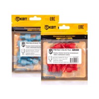 Разъем плоский полностью изолированный «папа» РПИ-П(н) 1.5-(6.3) (15 шт) (КВТ) (91031)