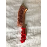 Щетка по металлу омедненная