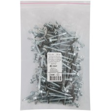 Шурупы кровельные оцинк. некрашеные, со сверлом М5,5 х 65 100шт. Фасовка (23111-0)