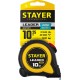 Рулетка с автостопом 10 м х 25 мм Leader Professional STAYER 3402-10-25