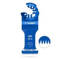 Полотно пильное HCS 35 x 50 мм, 14TPI, быстрый рез: дерево, пластик, ГКЛ ЗУБР StarQuick 15570-35-50